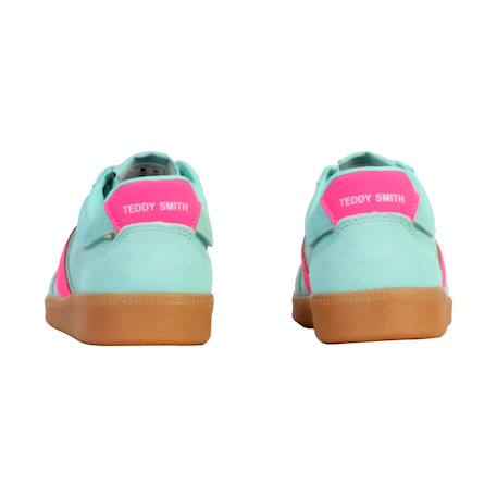 Baskets basses à lacets Aqua+Azul+Beige+Blanc+Fucshia 4 - vertbaudet enfant 