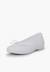 Ballerines de cérémonie en lin pour fille Blanc+Bleu marine+Écru 2 - vertbaudet enfant 