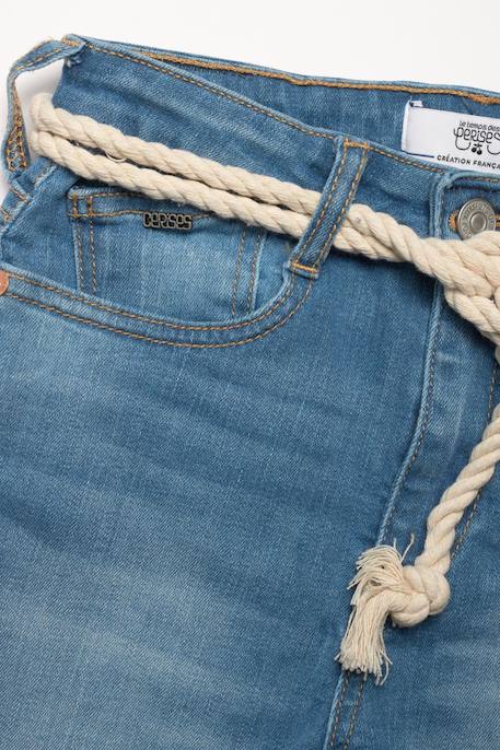 Short en jeans tiki Blue 4 - vertbaudet enfant 