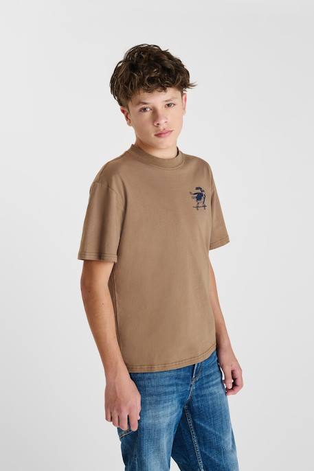 Tee-shirt ludbo Brown 3 - vertbaudet enfant 