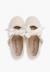 Chaussures babies cérémonie toile nœud satin Blanc+Ivoire+Rose claire 11 - vertbaudet enfant 