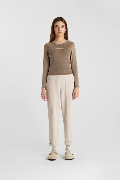 Tee-shirt albingi Kaki 2 - vertbaudet enfant 