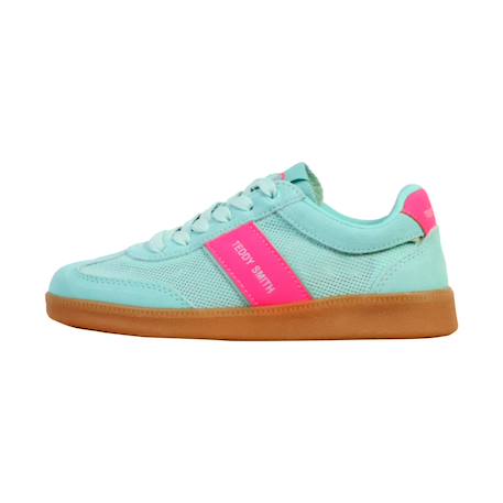 Baskets basses à lacets Aqua+Azul+Beige+Blanc+Fucshia 2 - vertbaudet enfant 