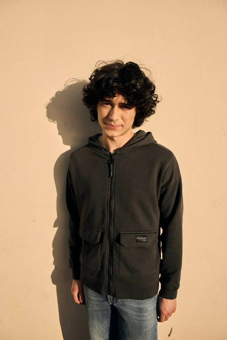 Sweat-shirt capuche batibo Meteorite 2 - vertbaudet enfant 