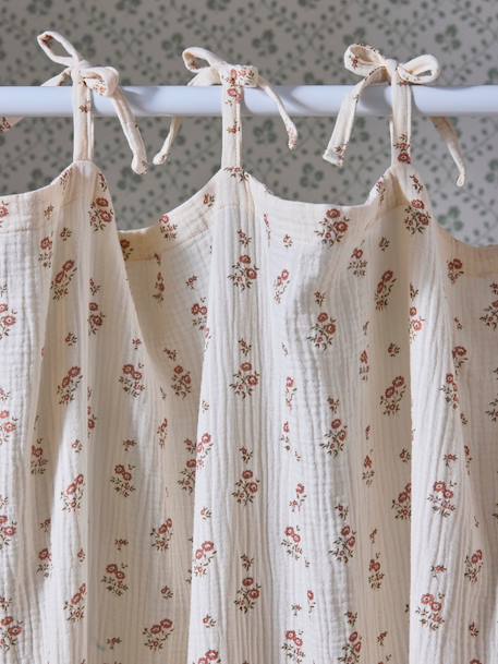 Rideau à nouettes en gaze de coton Imprimé  bianca 3 - vertbaudet enfant 