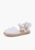 Espadrilles cérémonie nœud arrière en gros-grain Blanc+Écru 2 - vertbaudet enfant 