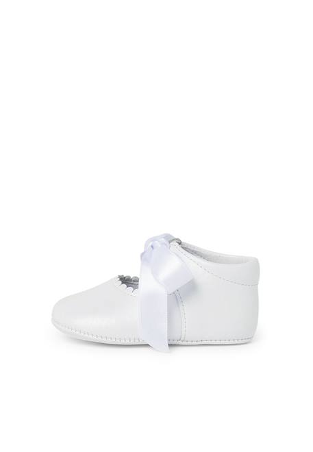 Chaussures à ruban pour cérémonies Blanc 1 - vertbaudet enfant 