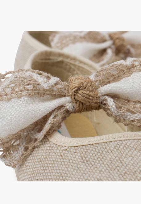 Babies nœud dentelle cérémonie Écru 6 - vertbaudet enfant 