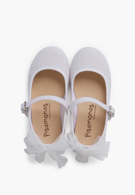 Chaussures babies cérémonie nœud de tulle Beige+Blanc+Menthe+Rose claire 11 - vertbaudet enfant 