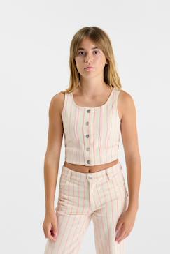 Top en jeans laifgi  - vertbaudet enfant