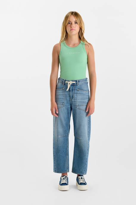 Jeans loose, large monticel, longueur 34 Blue 2 - vertbaudet enfant 