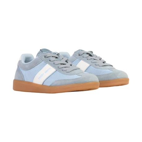 Baskets basses à lacets Aqua+Azul+Beige+Blanc+Fucshia 9 - vertbaudet enfant 