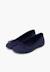 Ballerines de cérémonie en lin pour fille Blanc+Bleu marine+Écru 10 - vertbaudet enfant 