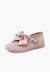Chaussures babies cérémonie toile nœud satin Blanc+Ivoire+Rose claire 14 - vertbaudet enfant 