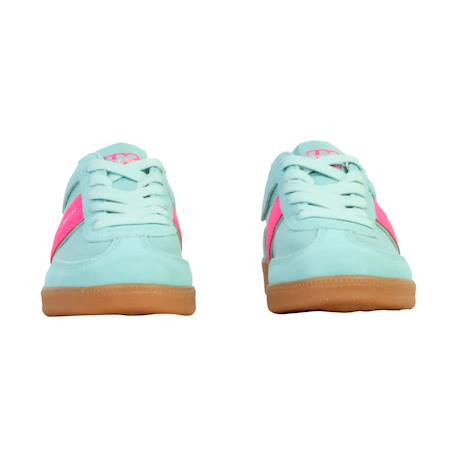 Baskets basses à lacets Aqua+Azul+Beige+Blanc+Fucshia 5 - vertbaudet enfant 