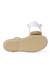 Espadrilles de cérémonie en lin avec nœud rustique Beige+Blanc 6 - vertbaudet enfant 