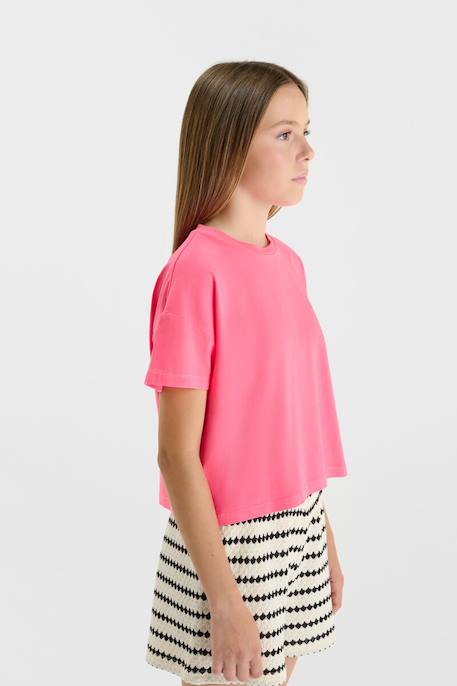 Tee-shirt emilagi Pink fluo 3 - vertbaudet enfant 