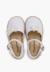 Espadrilles cérémonie fleurs organza Blanc+Écru 5 - vertbaudet enfant 