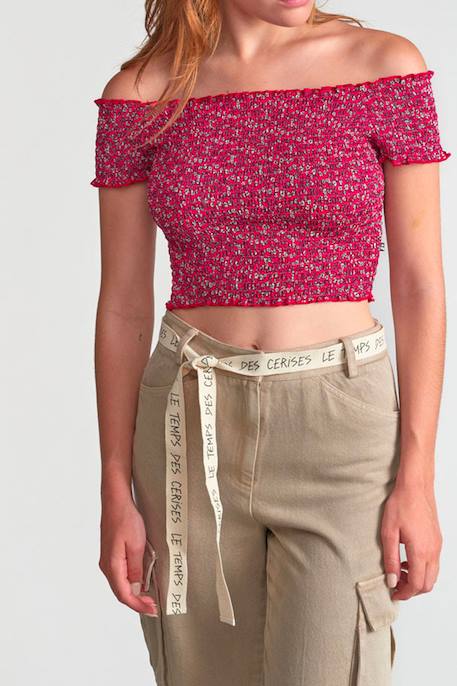 Fille-T-shirt, sous-pull-Top kaleagi