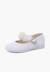 Chaussures babies cérémonie brazalet à fleurs Beige+Blanc 8 - vertbaudet enfant 