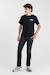 Jeans droite blue jogg, longueur 34 Black / black 2 - vertbaudet enfant 