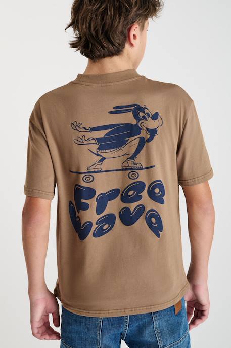 Tee-shirt ludbo Brown 6 - vertbaudet enfant 