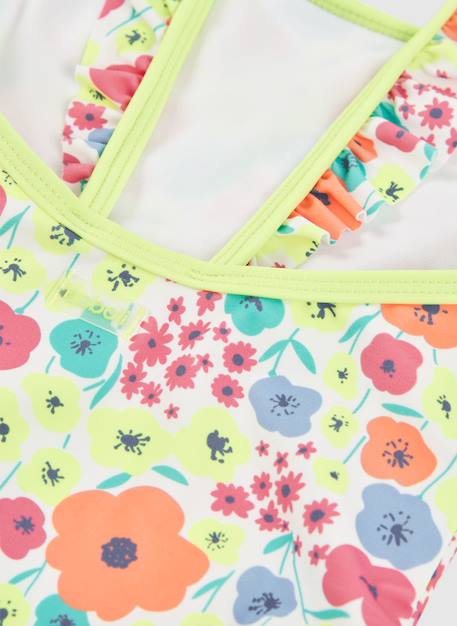 Maillot de bain pour fille imprimé fleurs Multicolore 4 - vertbaudet enfant 
