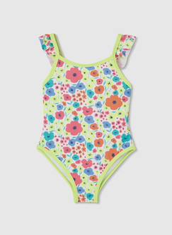 Maillot de bain pour fille imprimé fleurs  - vertbaudet enfant