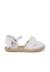 Espadrilles cérémonie fleurs organza Blanc+Écru 1 - vertbaudet enfant 