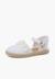 Espadrilles cérémonie fleurs organza Blanc+Écru 2 - vertbaudet enfant 