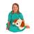 Peluche chien allongé Douceur 50 cm Beige 4 - vertbaudet enfant 