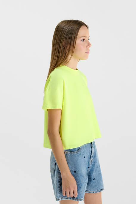Tee-shirt emilagi Yellow fluo 3 - vertbaudet enfant 