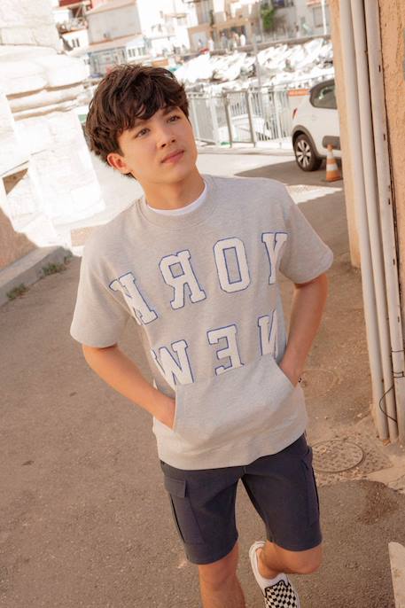 Sweat-shirt napalbo Ash grey 4 - vertbaudet enfant 