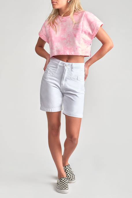 Bermuda short en jeans thilo White 2 - vertbaudet enfant 
