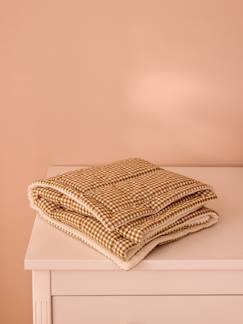 Linge de maison et décoration-Petit boutis en gaze de coton