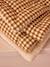 Petit boutis en gaze de coton Vichy caramel 2 - vertbaudet enfant 