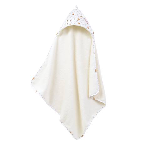 Cape de bain coton bio Beige+Multicolore+Vert 5 - vertbaudet enfant 