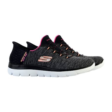 Baskets basses à lacets Noir blanc+Noir multi+Violet marine 8 - vertbaudet enfant 