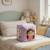 Coussin cube gabby polyester Violet 2 - vertbaudet enfant 