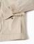 Veste avec doublure et capuche amovible Beige clair+Bleu 6 - vertbaudet enfant 