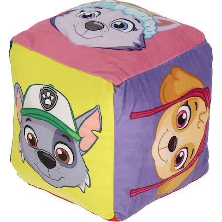 Coussin cube pat patrouille polyester Rouge 3 - vertbaudet enfant 