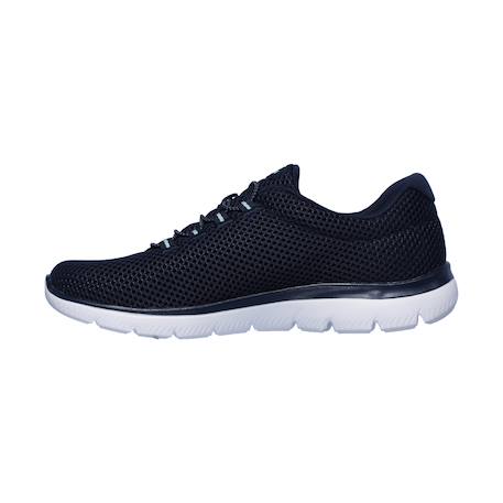 Baskets basses à lacets Marine   bleu clair+Noir 2 - vertbaudet enfant 