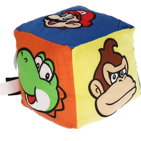Coussin cube mario polyester Rouge 3 - vertbaudet enfant 
