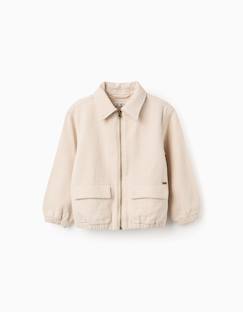 Blouson aviateur en coton avec poches à rabat  - vertbaudet enfant