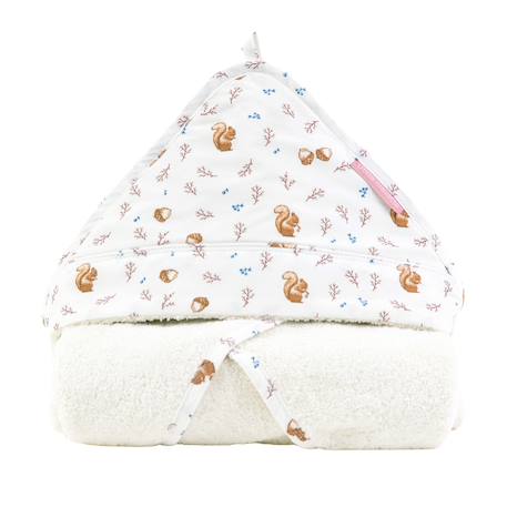 Fille-Cape de bain coton bio