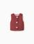 Gilet réversible matelassé à motif floral Marrón 2 - vertbaudet enfant 