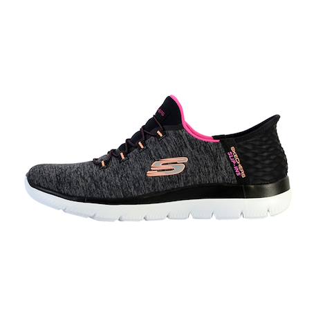 Baskets basses à lacets Noir blanc+Noir multi+Violet marine 7 - vertbaudet enfant 