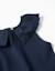 Top sans manches en coton avec col brodé Blanc+Bleu foncé 6 - vertbaudet enfant 