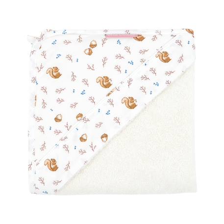 Cape de bain coton bio Beige+Multicolore+Vert 6 - vertbaudet enfant 