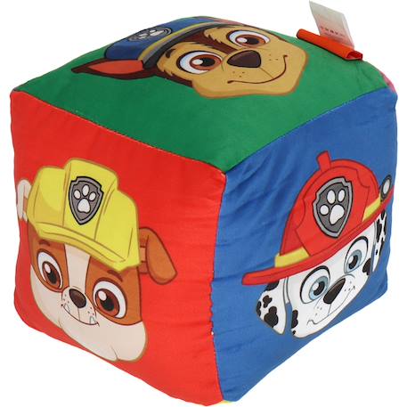 Coussin cube pat patrouille polyester Rouge 4 - vertbaudet enfant 